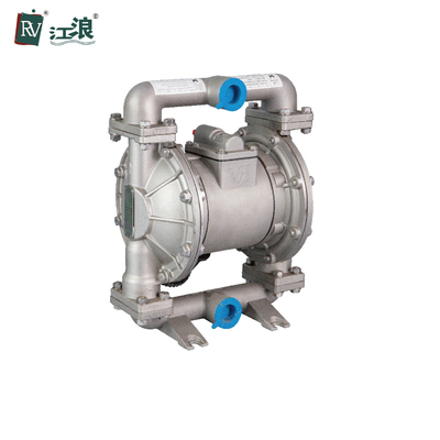 1" bomba de diafragma positiva pneumática 304 do deslocamento/316 de aço inoxidável
