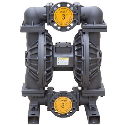 Bomba de diafragma pneumática de alumínio de 3 polegadas personalizável para aplicações de transferência de tinta e filtro de imprensa