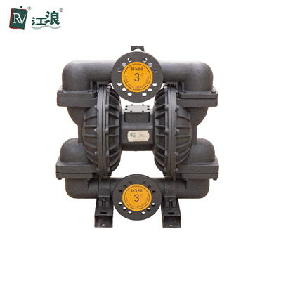 O produto químico pneumático de revestimento industrial da bomba de diafragma transfere 3 polegadas