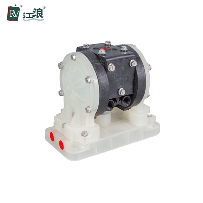 1/4 de polegada PVDF Mini Air Operated Diaphragm Pump para o ácido forte resistente químico