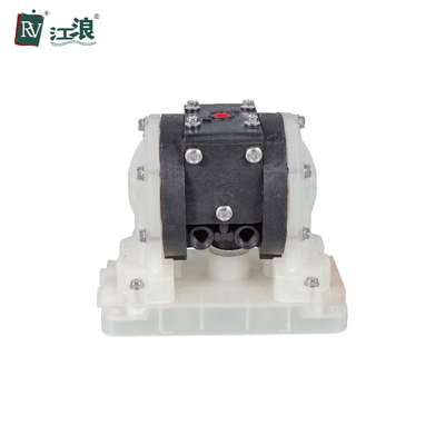 1/4 de polegada PVDF Mini Air Operated Diaphragm Pump para o ácido forte resistente químico