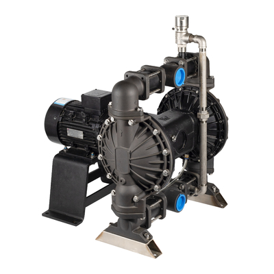 Bomba de diafragma de motor com assento de válvula de aço inoxidável 304 e potência do motor de 3 kW