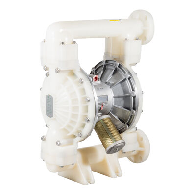 Bomba de diafragma pneumática de borracha preta personalizável com pressão máxima de 120psi para uso industrial