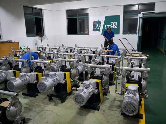 Bomba de diafragma elétrica de 2 polegadas com motor à prova de explosão 10,5 m3/h taxa de fluxo para aplicações de baixa pressão