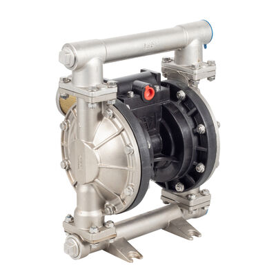 Mini Diafragma Pomba de vácuo Pneumática sem óleo com 120psi Pressão máxima 40gpm Fluxo máximo e Diafragma PTFE para tratamento de águas residuais