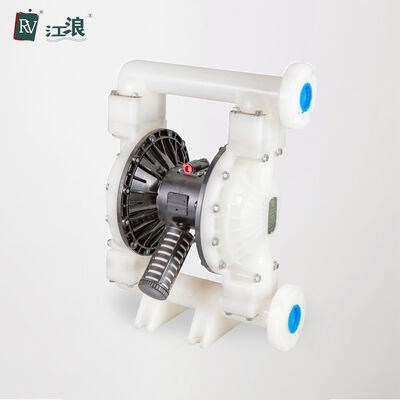 Bomba de diafragma dupla PTFE PVDF pneumática com taxa de fluxo de 570L/M para transferência química