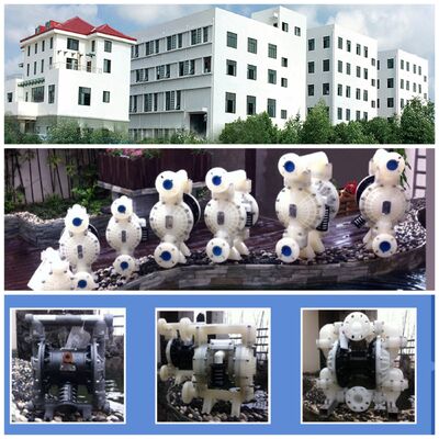 Bomba de diafragma a ar de duplo reforço 3/8 INCH com taxa de fluxo de 26,5 L/M