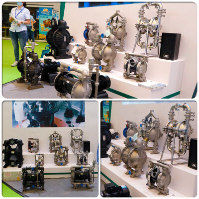 Bomba de Diafragma Duplo Operada a Ar em PP de 1/4 de Polegada com Vazão de 17L/M