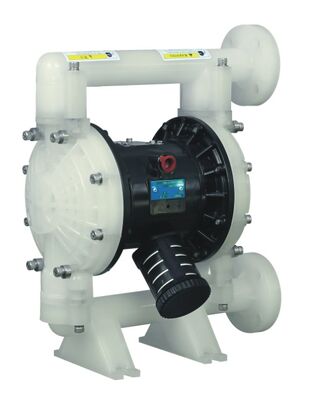 PVDF Shell Air Operated Double Diaphragm Pump com pressão máxima de 120 psi e fluxo máximo de 40 gpm para tratamento de águas residuais