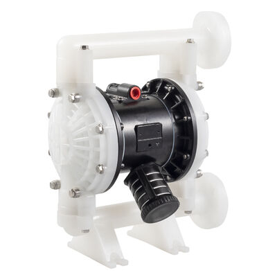 PVDF Shell Air Operated Double Diaphragm Pump com pressão máxima de 120 psi e fluxo máximo de 40 gpm para tratamento de águas residuais