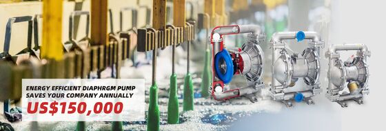 Bomba de Diafragma Pneumática de Plástico 120psi para Tratamento de Águas Residuais e Irrigação