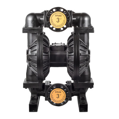 Bomba de diafragma duplo pneumática de liga de alumínio de 3 polegadas para tratamento de águas residuais e irrigação