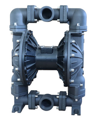 Bomba Pneumática de Diafragma Duplo em Alumínio de 2 Polegadas 120 Psi Grande Vazão para Usinagem e Tratamento de Efluentes