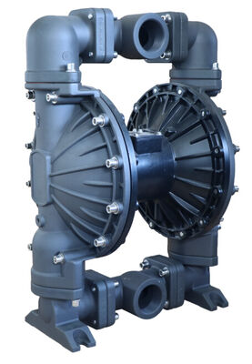 Bomba Pneumática de Diafragma Duplo em Alumínio de 2 Polegadas 120 Psi Grande Vazão para Usinagem e Tratamento de Efluentes