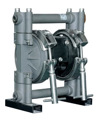 Bomba de diafragma pneumática de alumínio de 3/8 polegadas para transferência de tinta e manuseio de fluidos