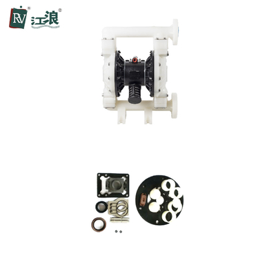 Polegada pneumática 40mm da bomba de diafragma 1,5 de PVDF Kynoar central química de 120 libras por polegada quadrada