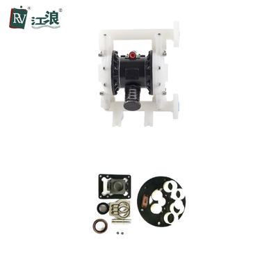 1&quot; bomba de diafragma do ar para o descorante com a válvula de bola 151lpm do elastómetro PTFE do nitrilo