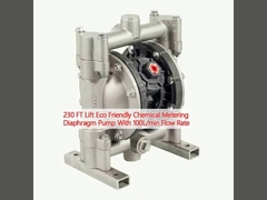 230 FT Lift Eco Friendly Chemical Metering Diaphragm Pump com taxa de fluxo de 100L/min